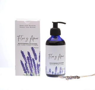 Lavender Body Oil with Ylang Ylang & Lemon | Massage • Calm • Relaxing