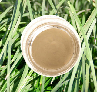 Lemongrass and Cedarwood Deodorant with lemongrass background