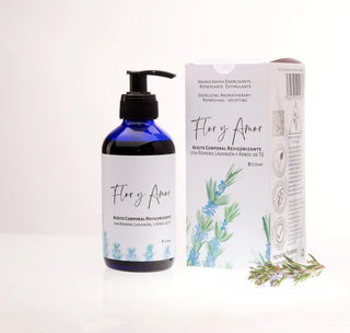 Reinvigorating Body Oil with Rosemary, Lavandin and Tea Tree | Energizing • Refreshing • Uplifting