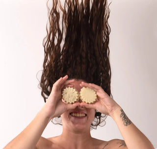 Lavandin and Rosemary soap 60g fun shot with eyes Flor y Amor