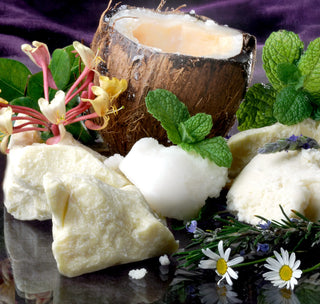 Lavandin and Rosemary soap from Flor y Amor, some of the ingredients used