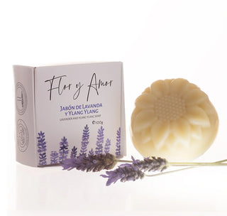Lavender and Ylang Ylang soap 100g Flor y Amor