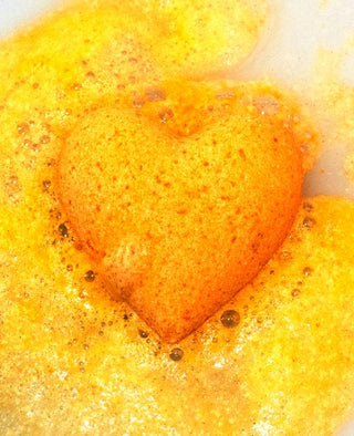 Big Yellow Heart - Lavender Bath Bomb - Sleep