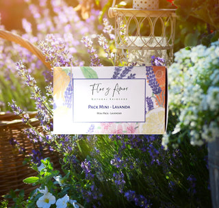 Lavender Mini Pack | Sleep-Enhancing trial size pack ina lavender garden.