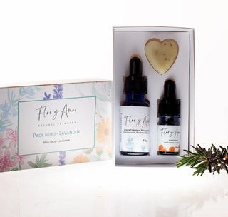 muscle recovery Rosemary mini pack flor y amor on white background.