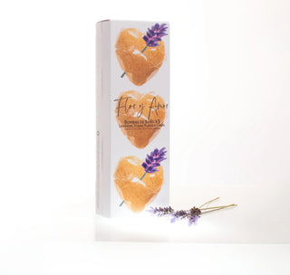 Yellow Heart - Lavender Bath Bomb - Relaxing