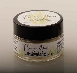 Lemongrass and Cedarwood Deodorant from Flor y Amor