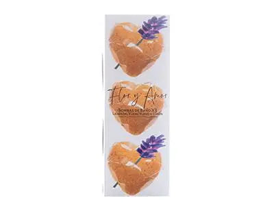 Yellow Heart - Lavender Bath Bomb - Relaxing
